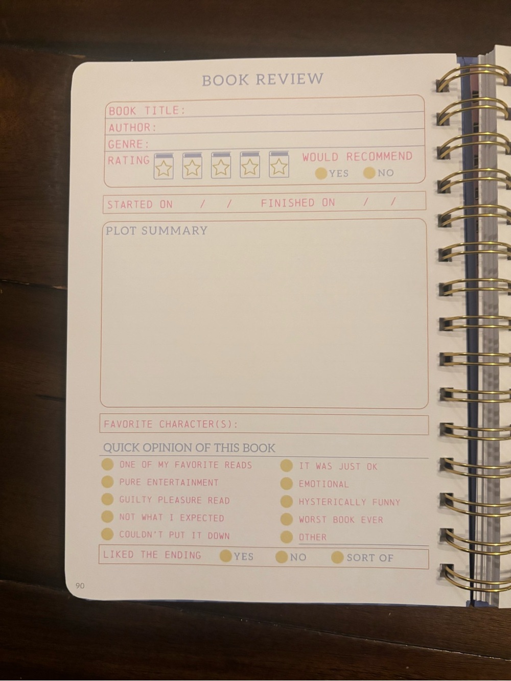 Reading Journal - Picture 5 of 5